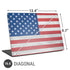 American Flag Distressed Universal Laptop 16.6in (13.4 x 9.7in) Skin